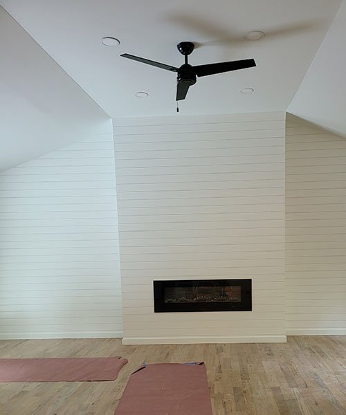 lighting and fan installation